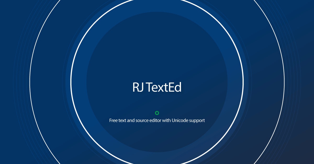 download the new version RJ TextEd 15.96